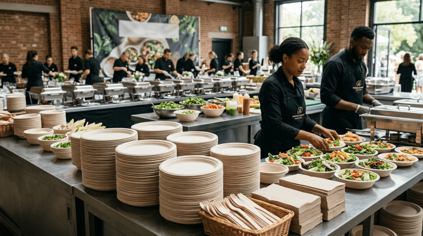 Bagasse Plates for Bulk Catering: What Buyers Should Check